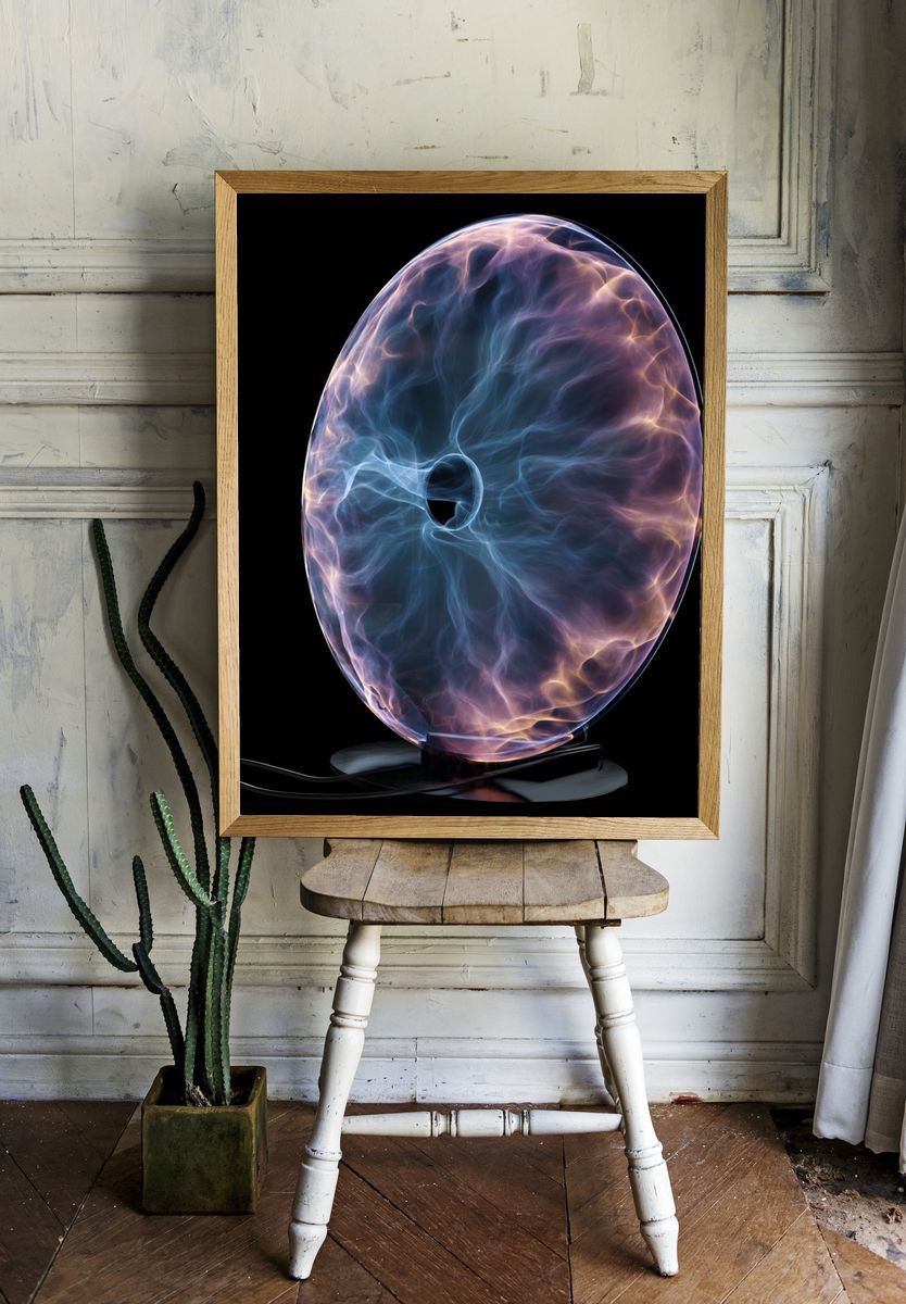 Electric Plasma Sphere Poster room preview