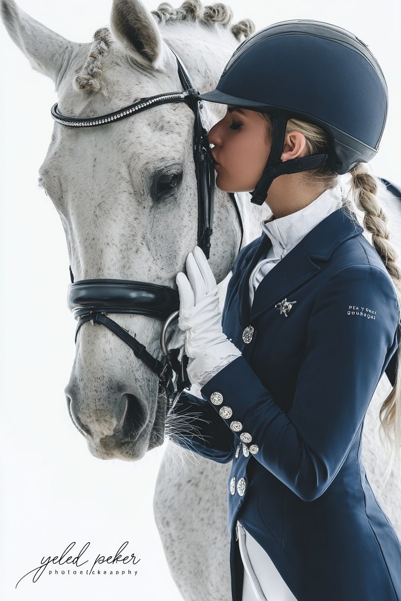 Equestrian Portrait Photography Poster. poster detail