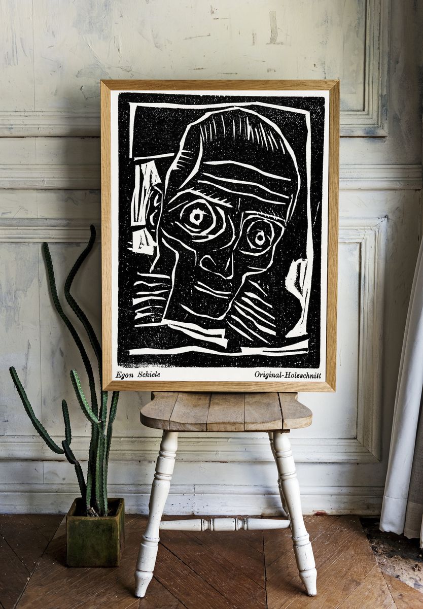 Egon Schiele — Expressionism Print. room preview