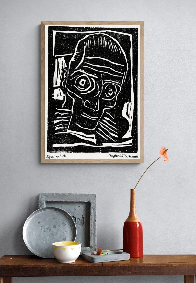 Egon Schiele — Expressionism Print. — room view 3