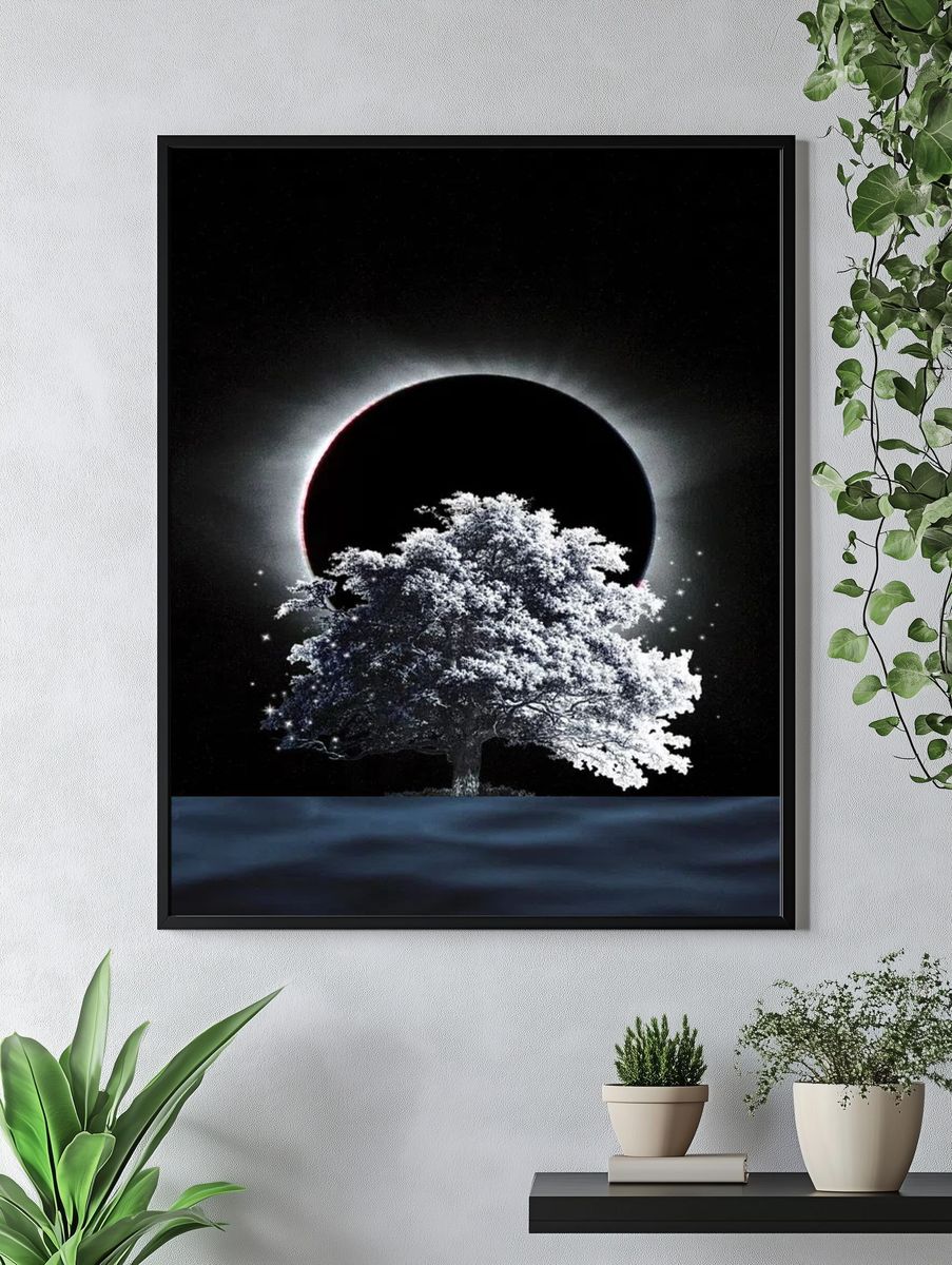 Eclipse Tree — Nature Poster. — room view 4