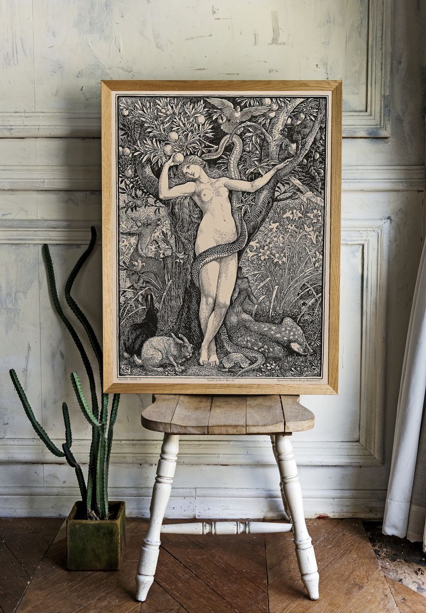 Eve in the Garden — Fine Art Print room preview