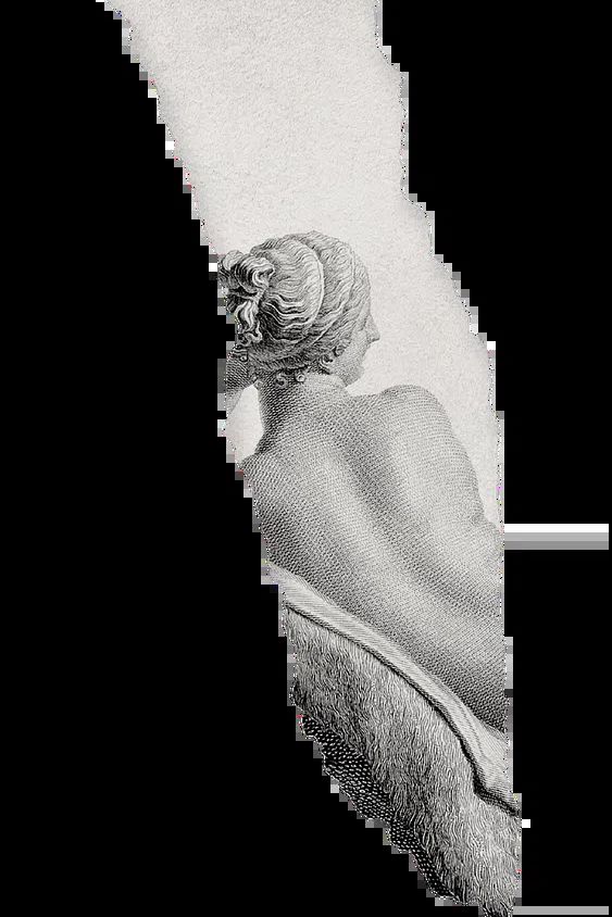 Elegant Woman — Fine Art Print. poster detail
