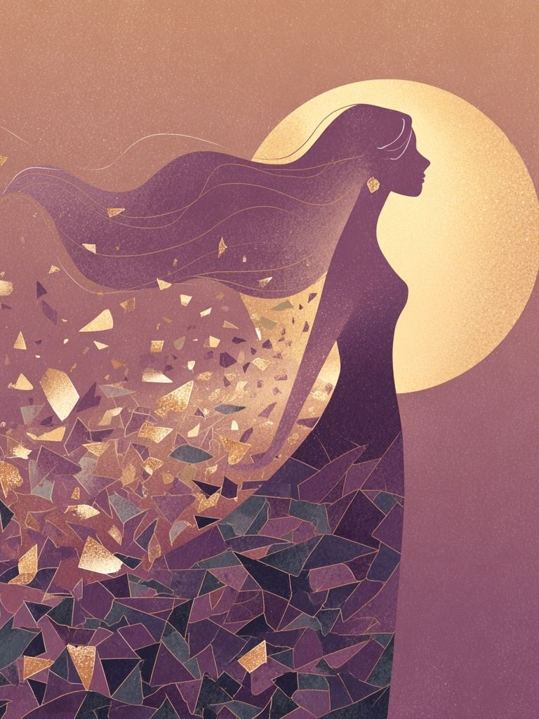 Ethereal Woman — Illustration Print. poster — illustration art