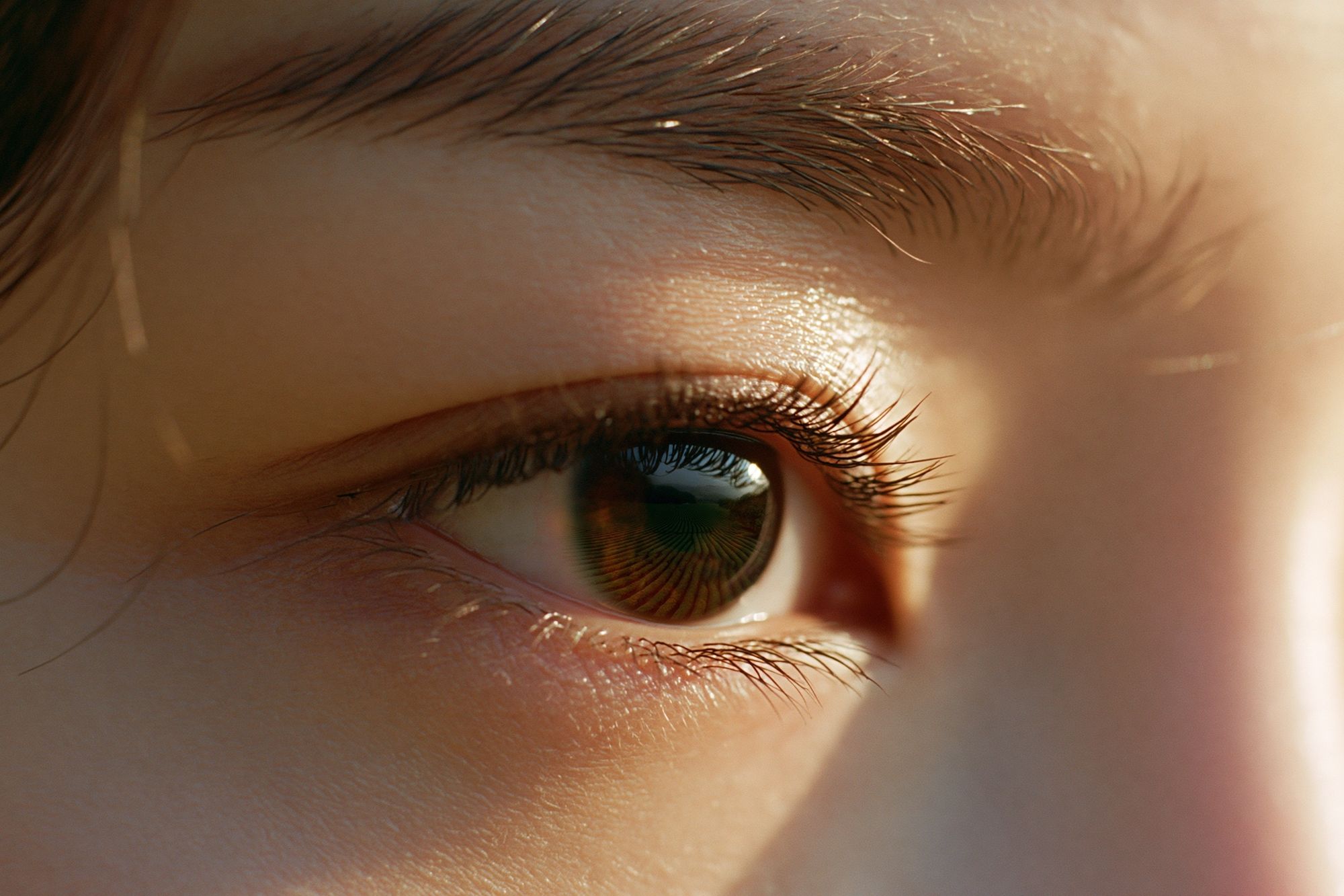 Close-Up Eye Photography Poster. poster — photography art
