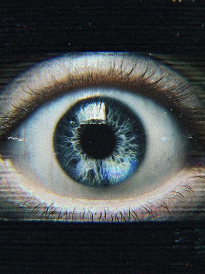 Close-Up Eye Photography Poster. poster
