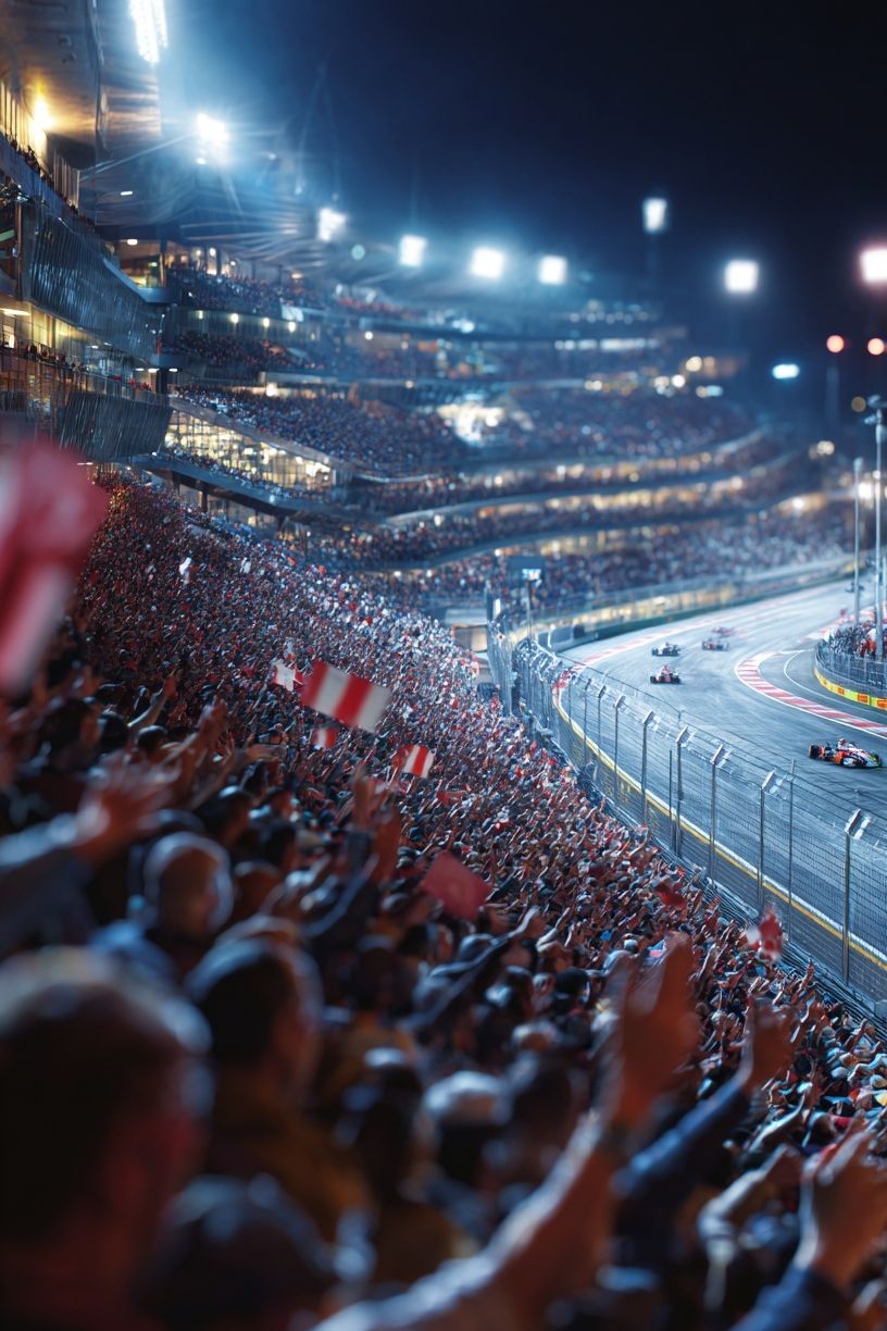 Formula 1 Night Race Poster. poster detail