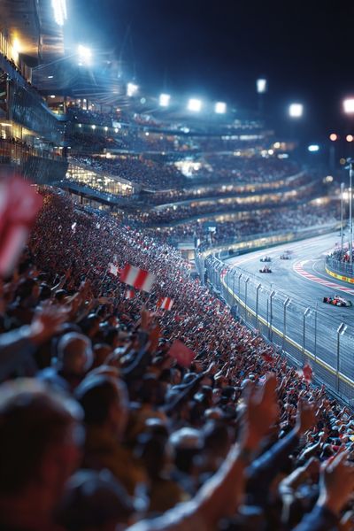 Formula 1 Night Race Poster. poster