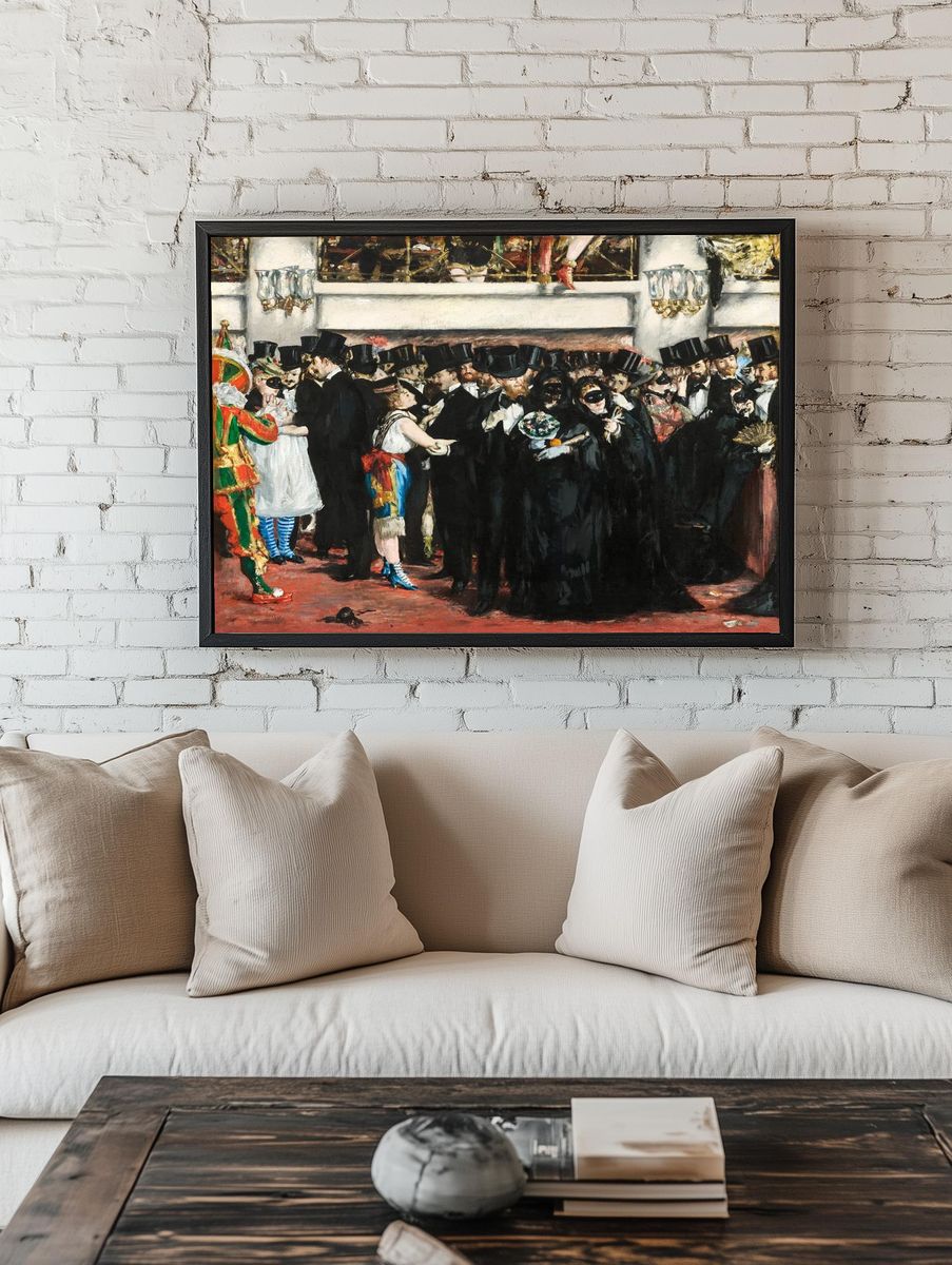Masquerade Ball — Fine Art Print room preview