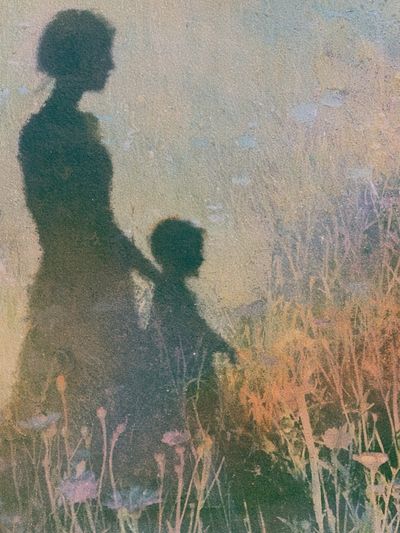 Mother and Child Silhouette Fine-Art Print.