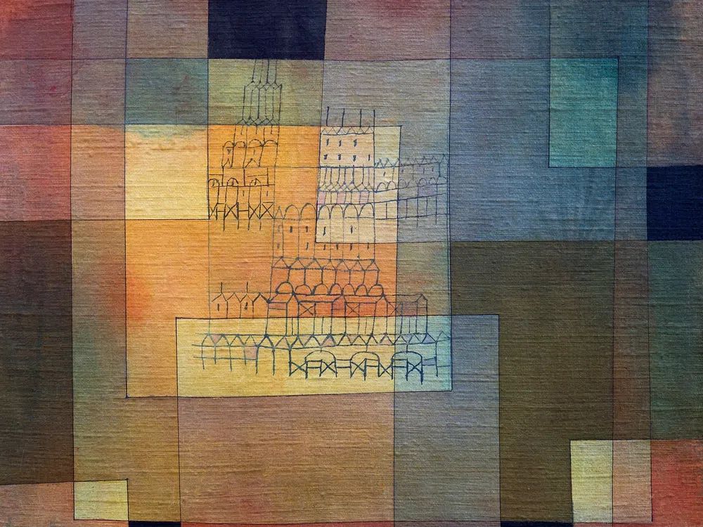 Polyphonic Architecture (1930) painting high. poster — fine-art art