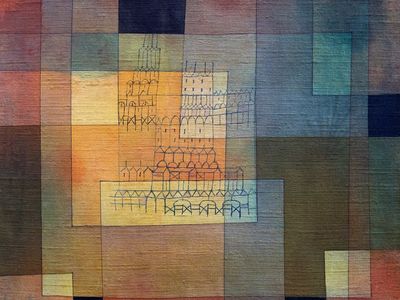 Polyphonic Architecture (1930) painting high. poster