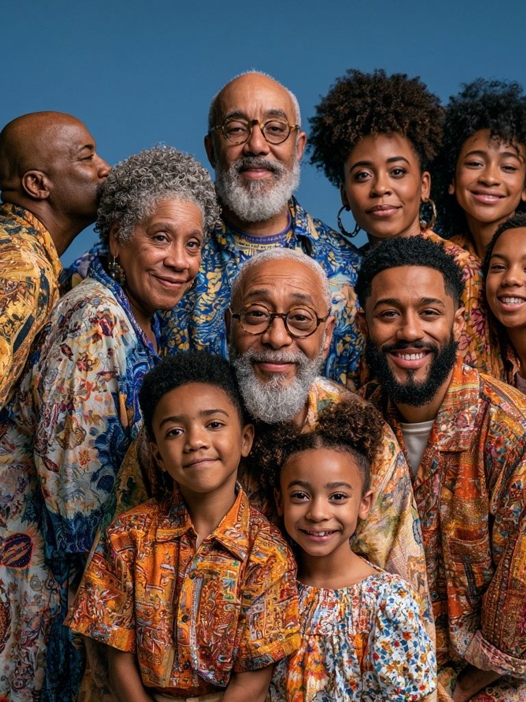 Multigenerational Family Portrait Photography Poster. poster detail