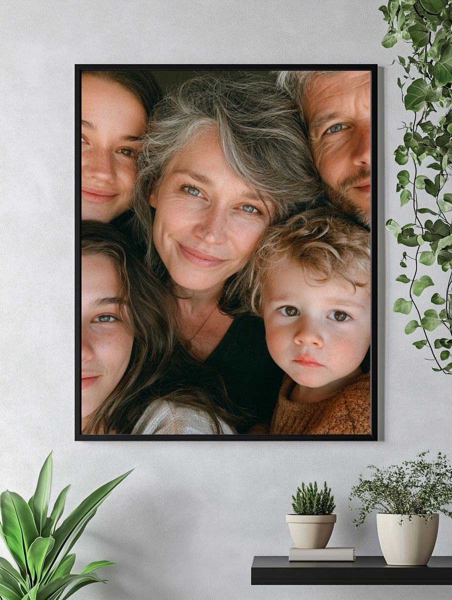 Family Portrait Photography Poster. — room view 4