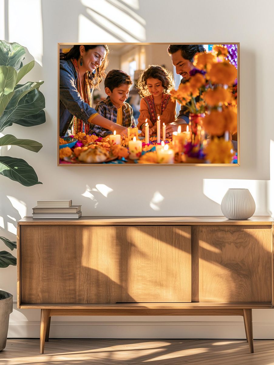 Family Day of the Dead Celebration Poster. — room view 3