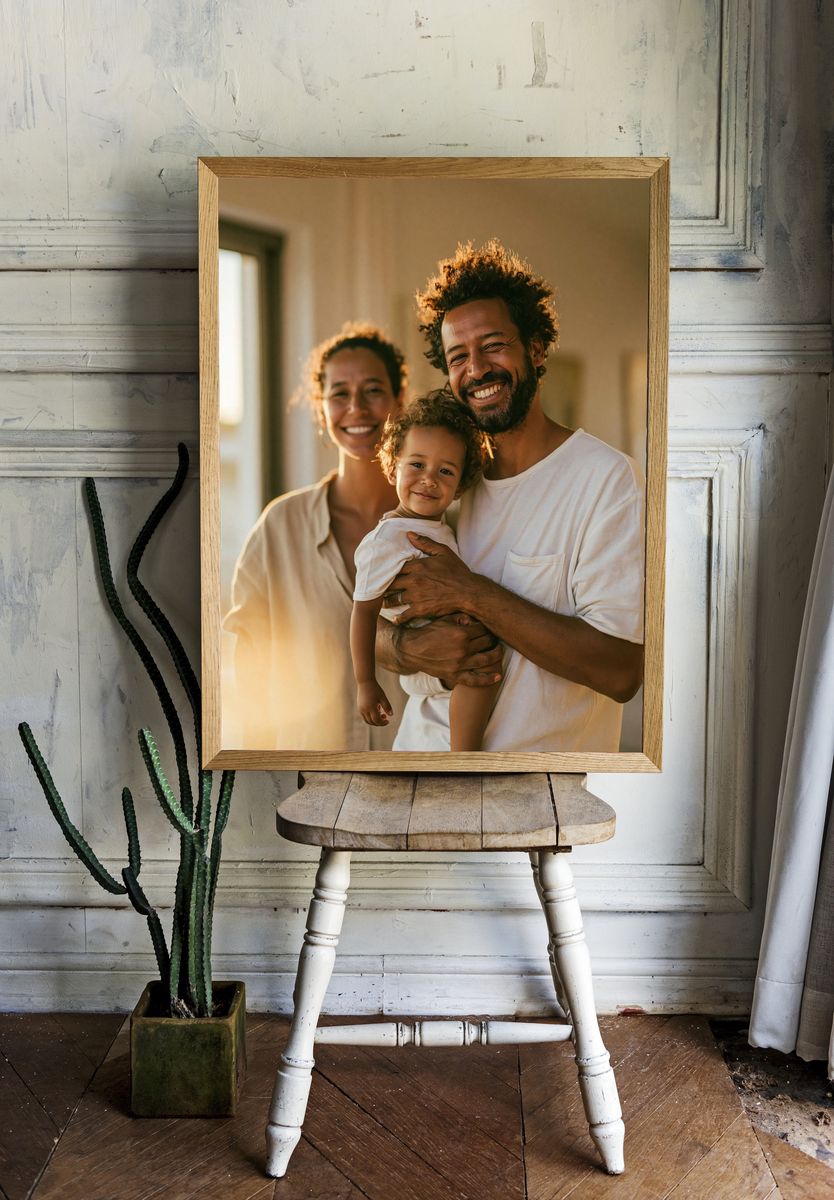 Happy Family Portrait Photography Poster. room preview