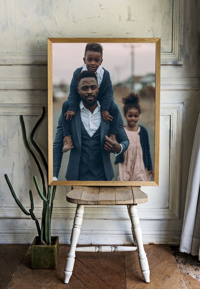 Family Portrait Photography Poster. — room view 1