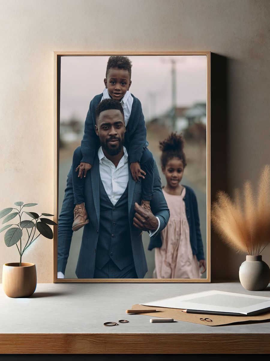 Family Portrait Photography Poster. — room view 2