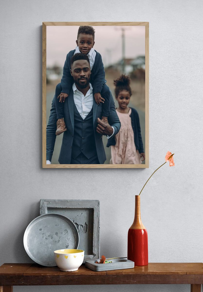 Family Portrait Photography Poster. — room view 3