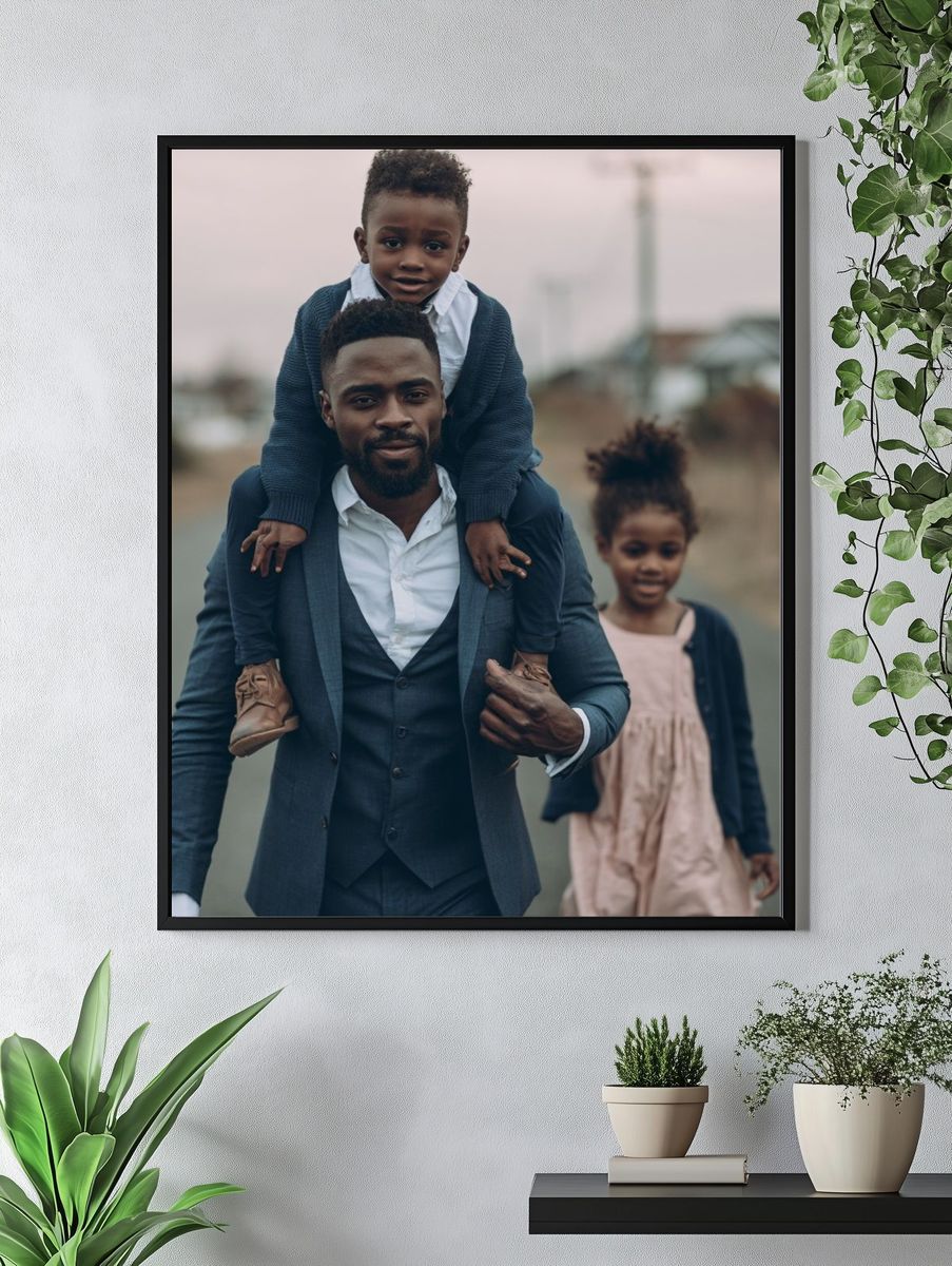 Family Portrait Photography Poster. — room view 4