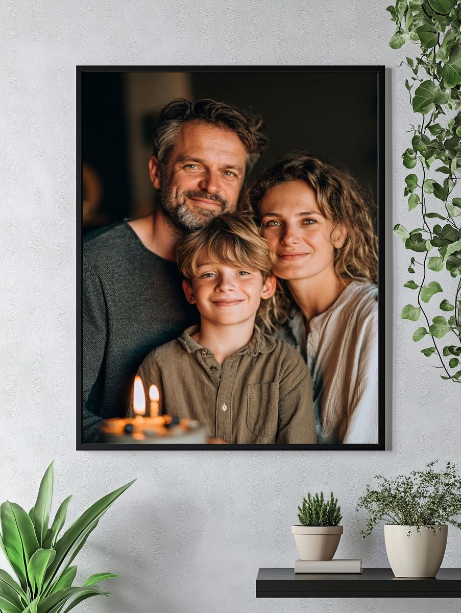 Family Portrait Photography Poster. — room view 4