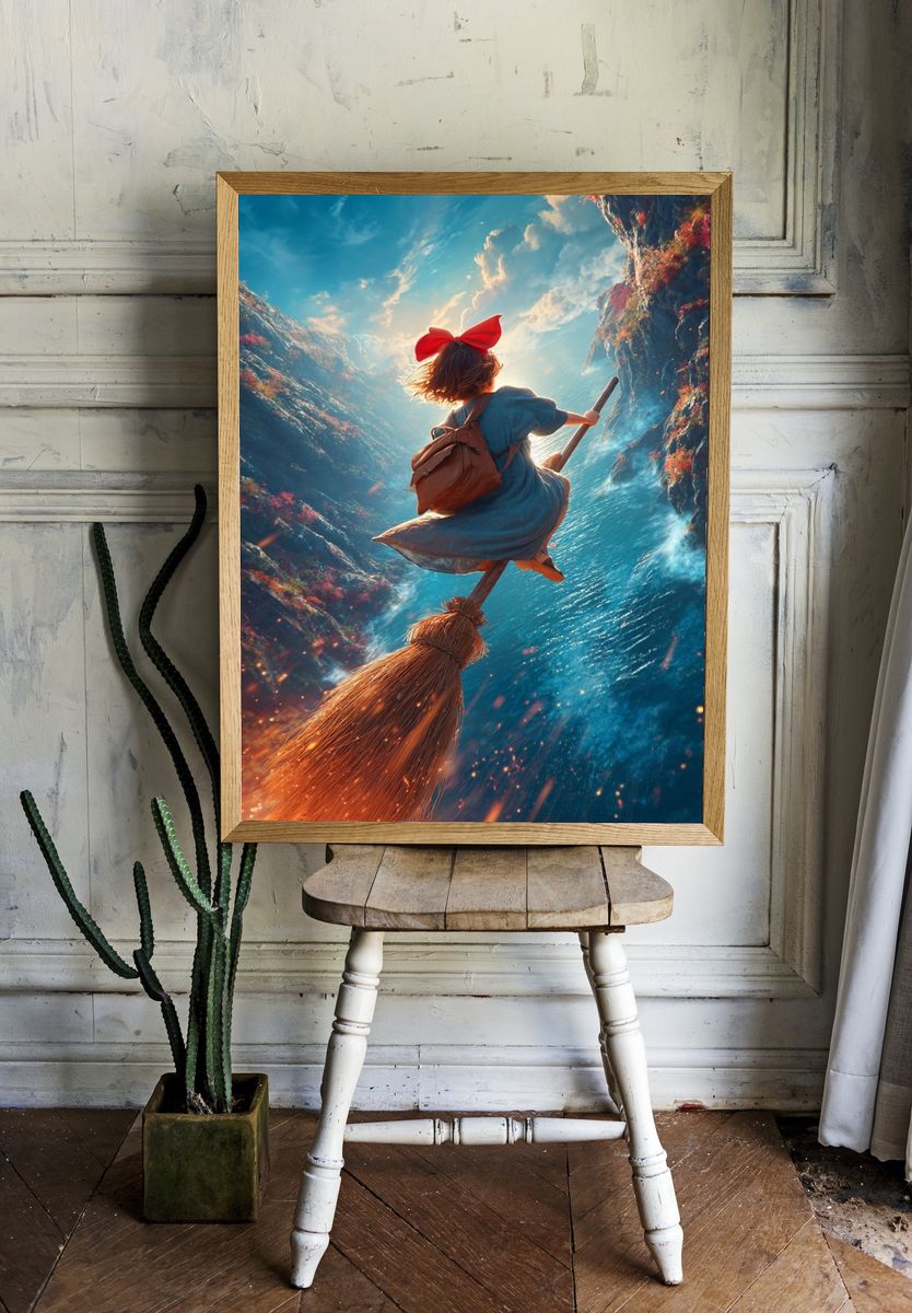 Flying Witch — Fantasy Print room preview