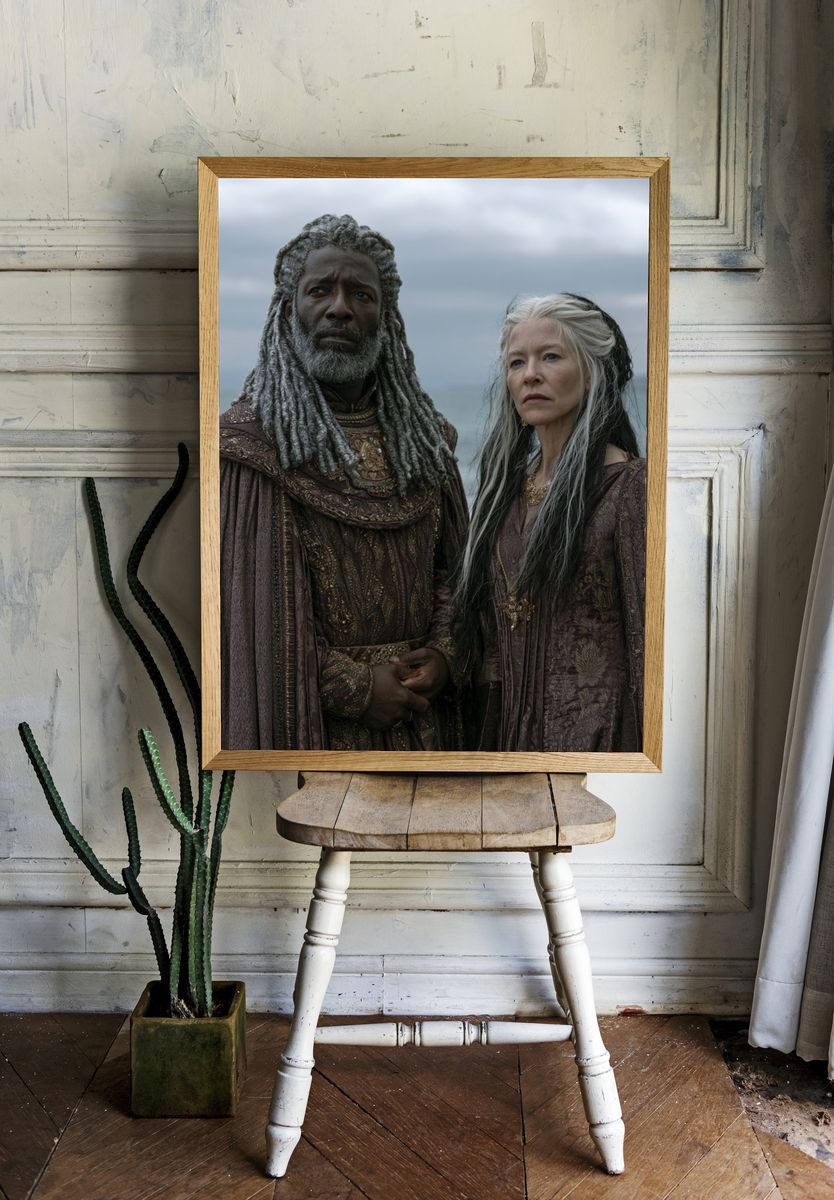 Fantasy Royal Portrait Poster. — room view 1