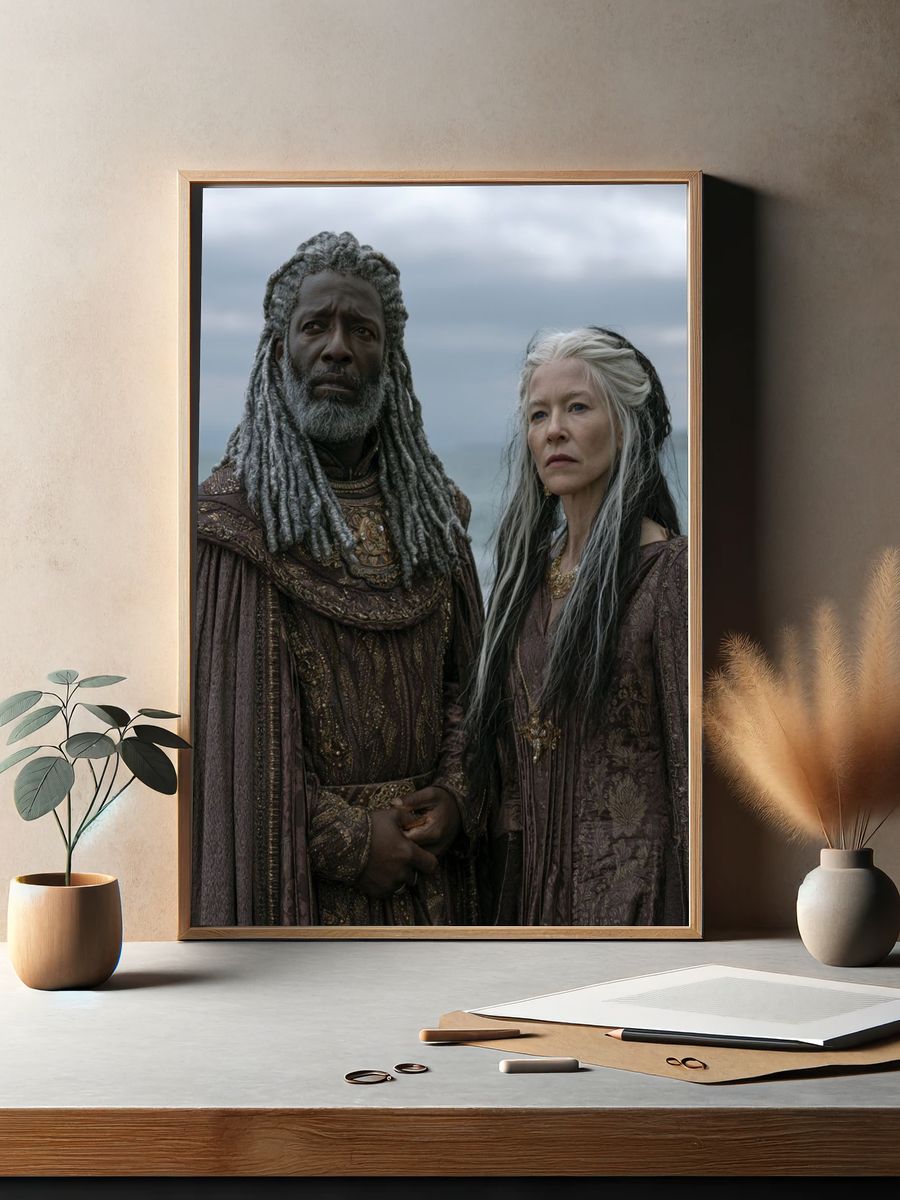 Fantasy Royal Portrait Poster. — room view 2