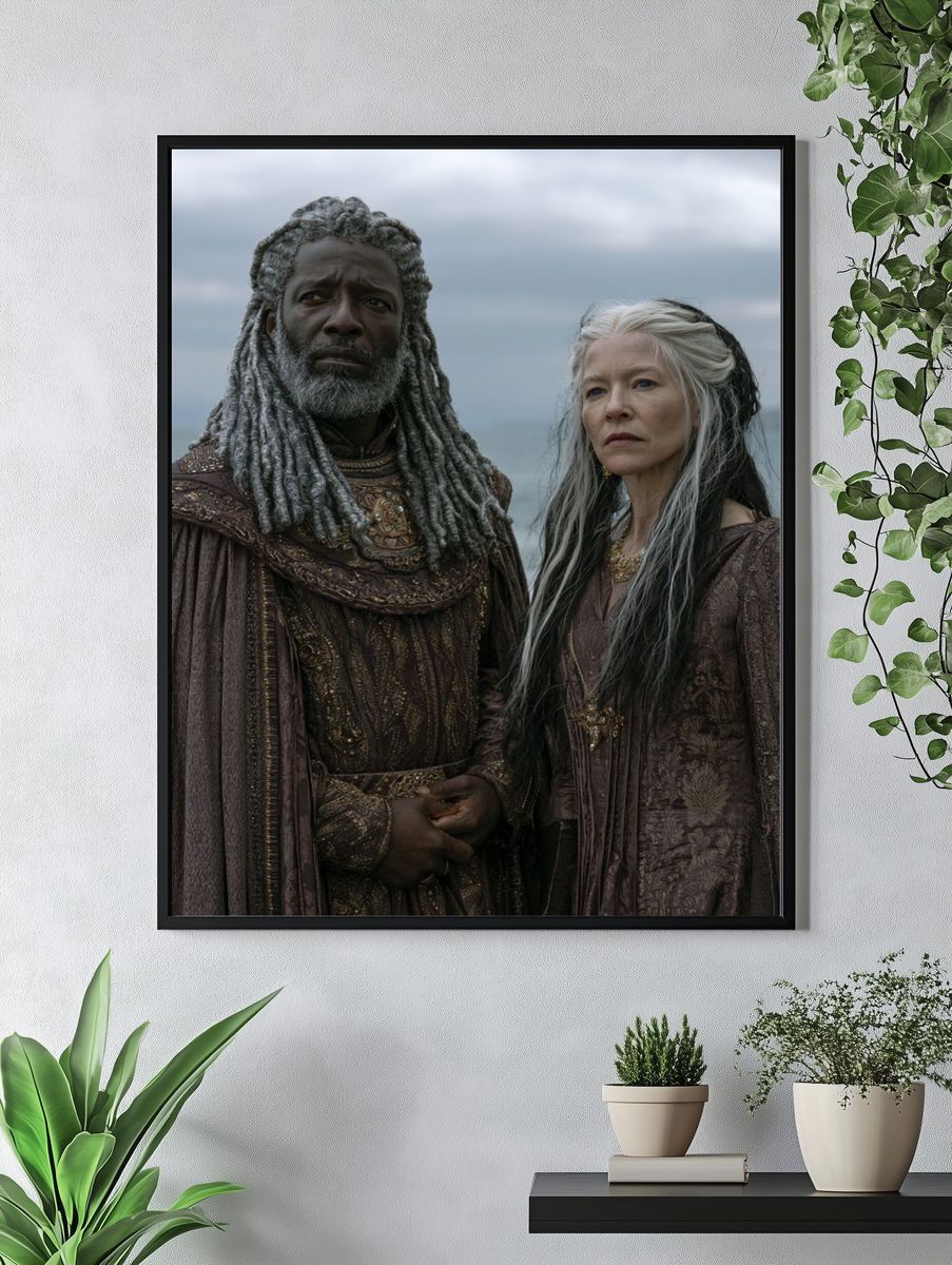 Fantasy Royal Portrait Poster. — room view 4