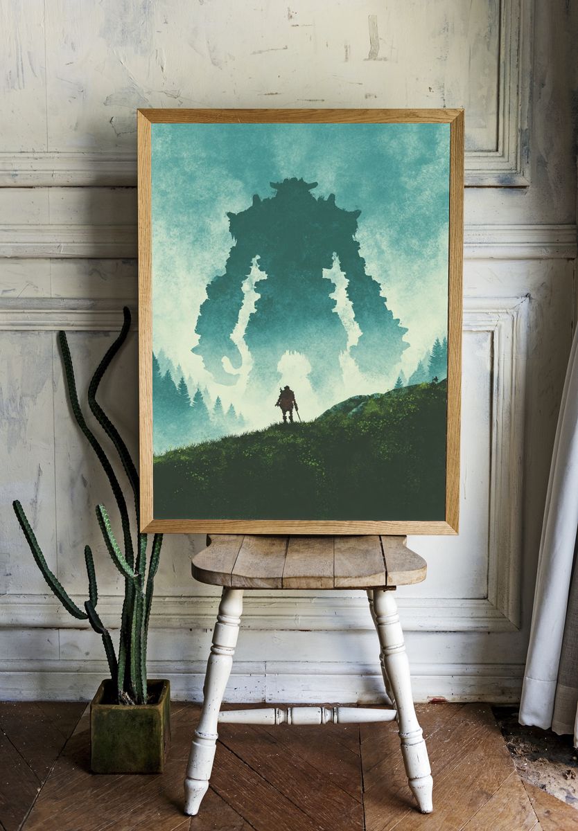 Giant Guardian — Fantasy Illustration Print room preview