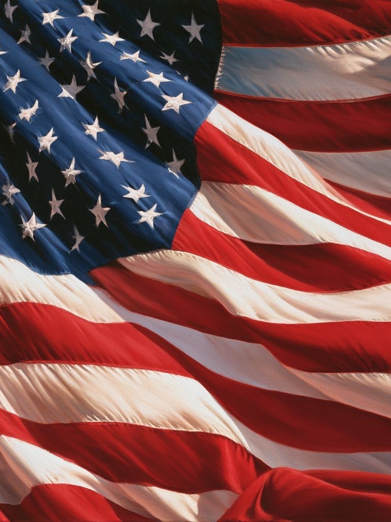 American Flag — Fine-Art Print. poster detail