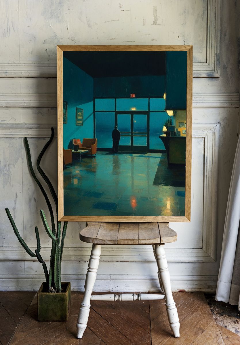 Lonely Evening — Fine Art Print room preview