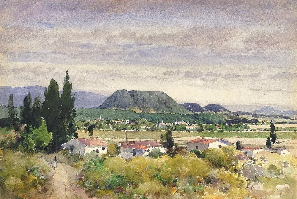 Mountain Landscape — Fine Art Print. poster — fine-art art