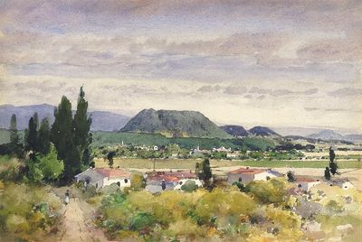 Mountain Landscape — Fine Art Print. poster print