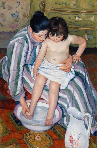 Child’s Bath (1893) Mary Cassatt. poster