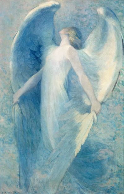 angel (1926) aesthetic painting William. poster print
