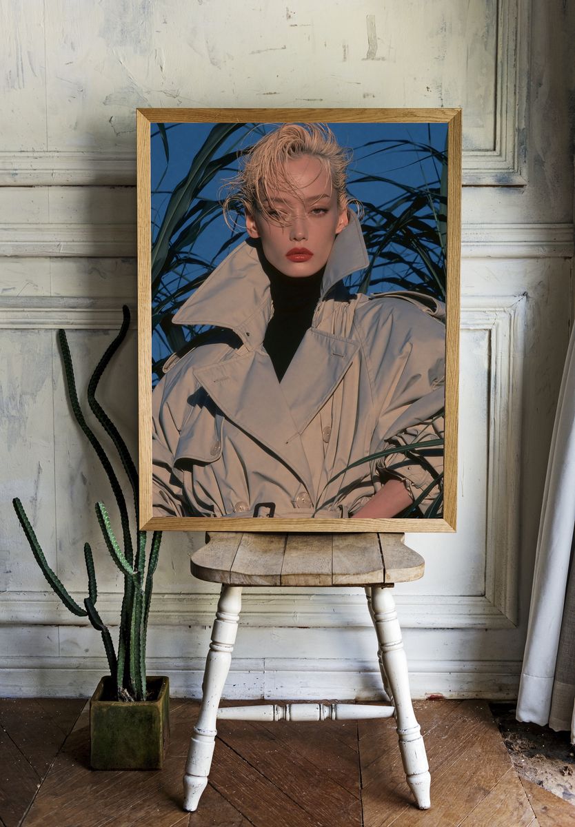 Fashion Portrait Photography Poster. — room view 1