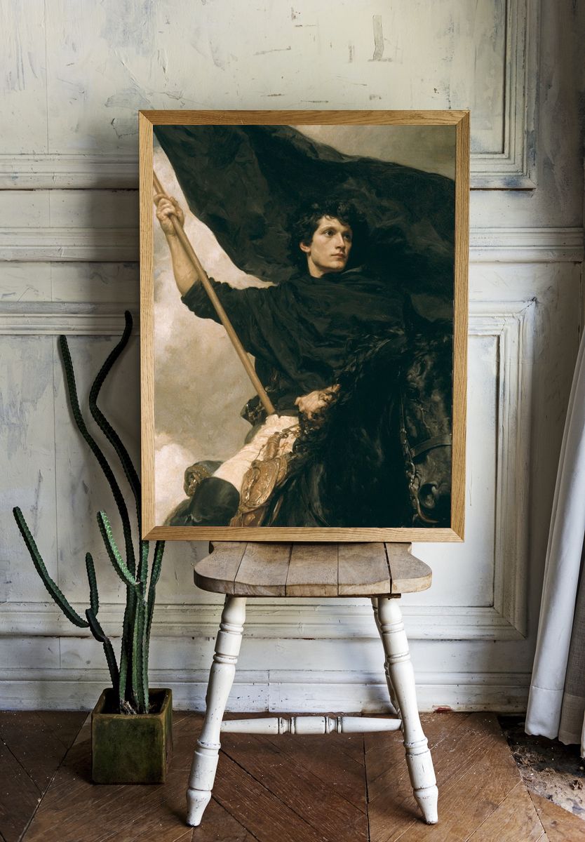 Black Flag Rider Fine-Art Print. room preview