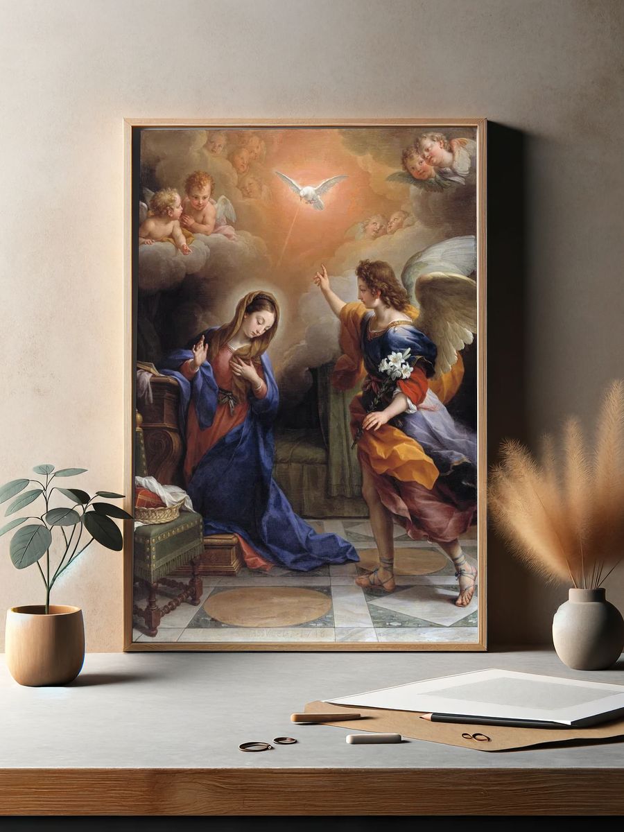 Annunciation — Fine Art Print. — room view 2
