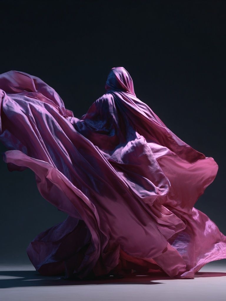 Flowing Drapery — Fine Art Print. poster detail