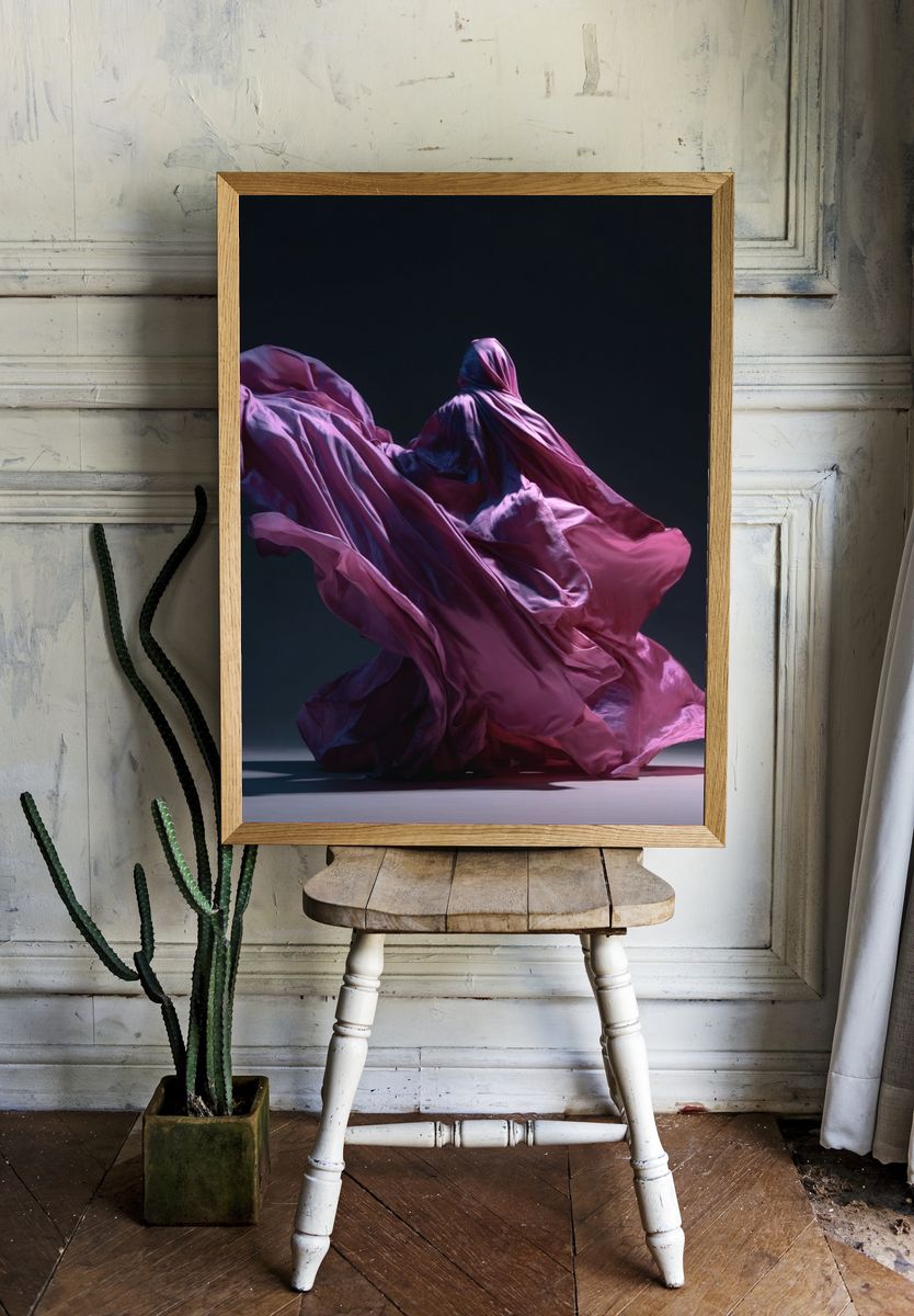 Flowing Drapery — Fine Art Print room preview
