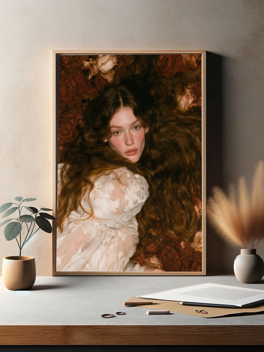 Dreamy Portrait Fine-Art Print. — room view 2