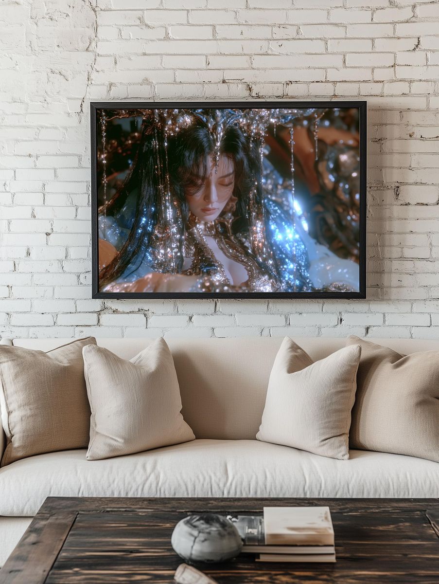 Dreamlike Portrait Fine-Art Print. — room view 1
