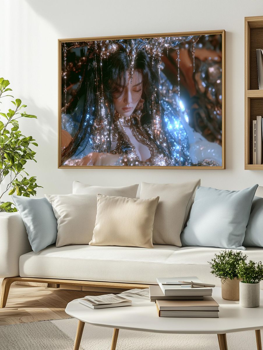 Dreamlike Portrait Fine-Art Print. — room view 2