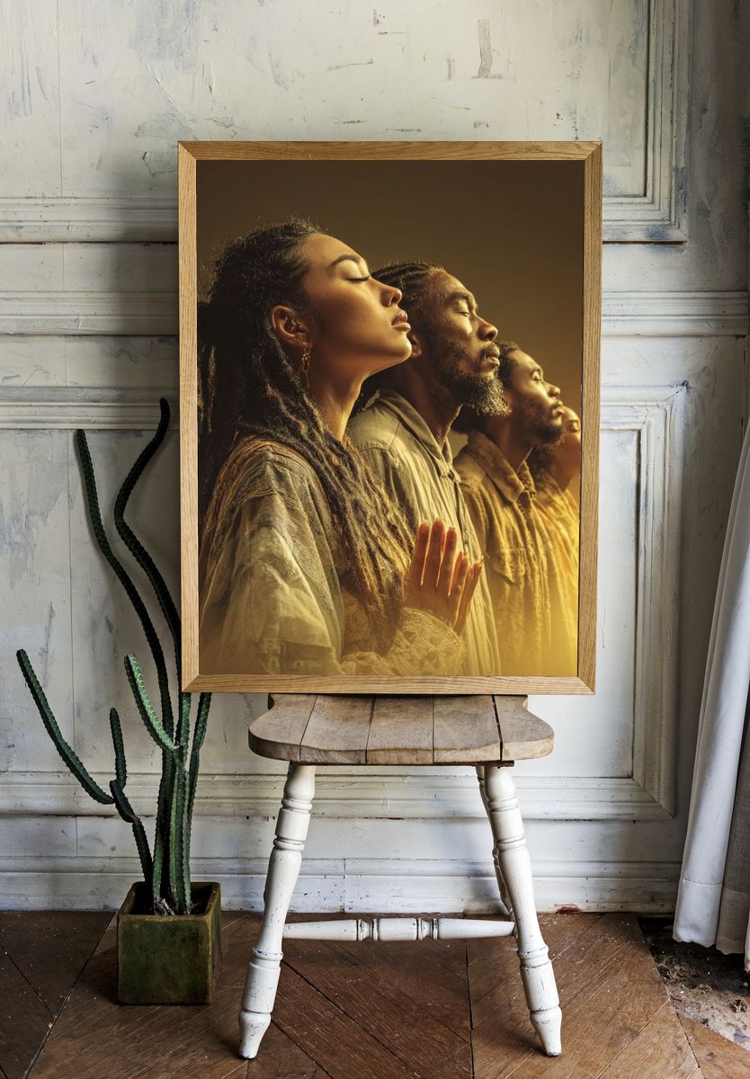 Serene Portrait Harmony Print room preview
