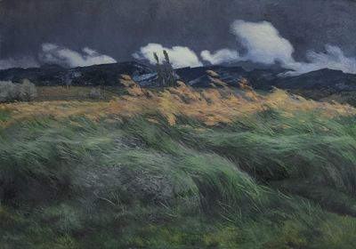 Landschap (1895 - 1905) Louis. poster