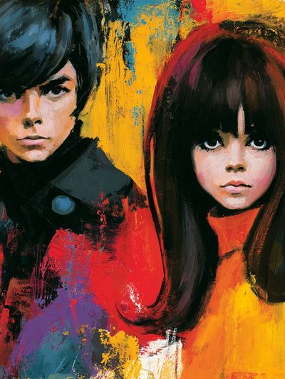 Pop Art Portrait Duo Poster. poster