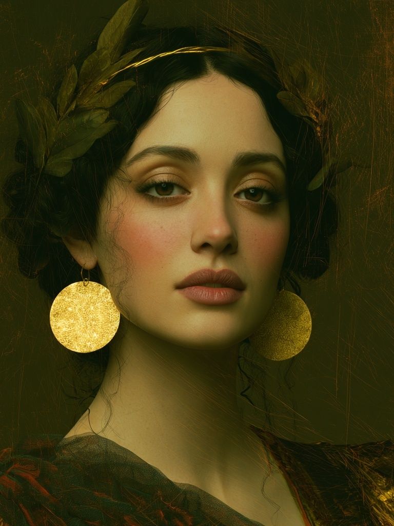 Laurel Crown Portrait Print. poster detail
