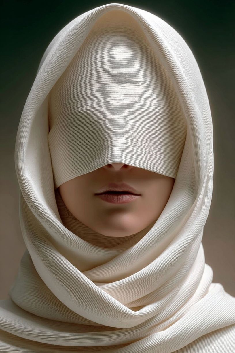 Veiled Woman — Fine Art Print. poster detail