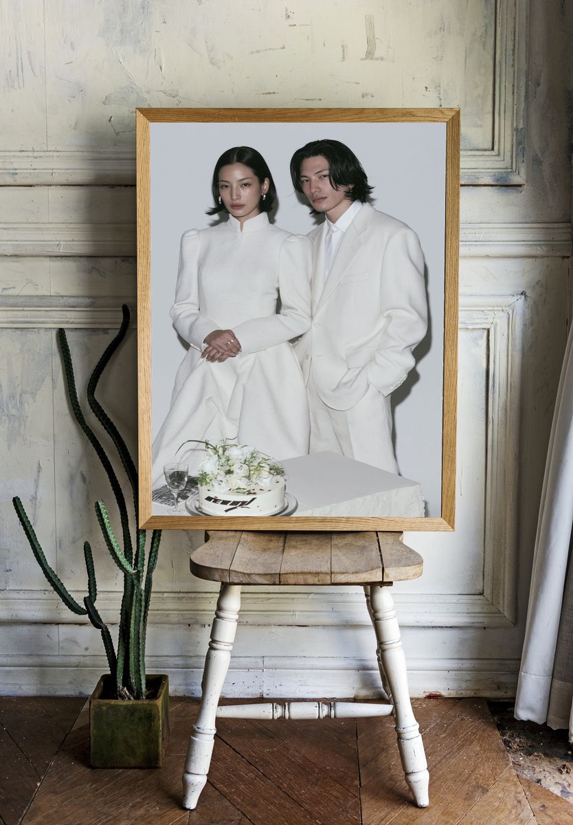 Minimalist Fashion Portrait Poster. room preview
